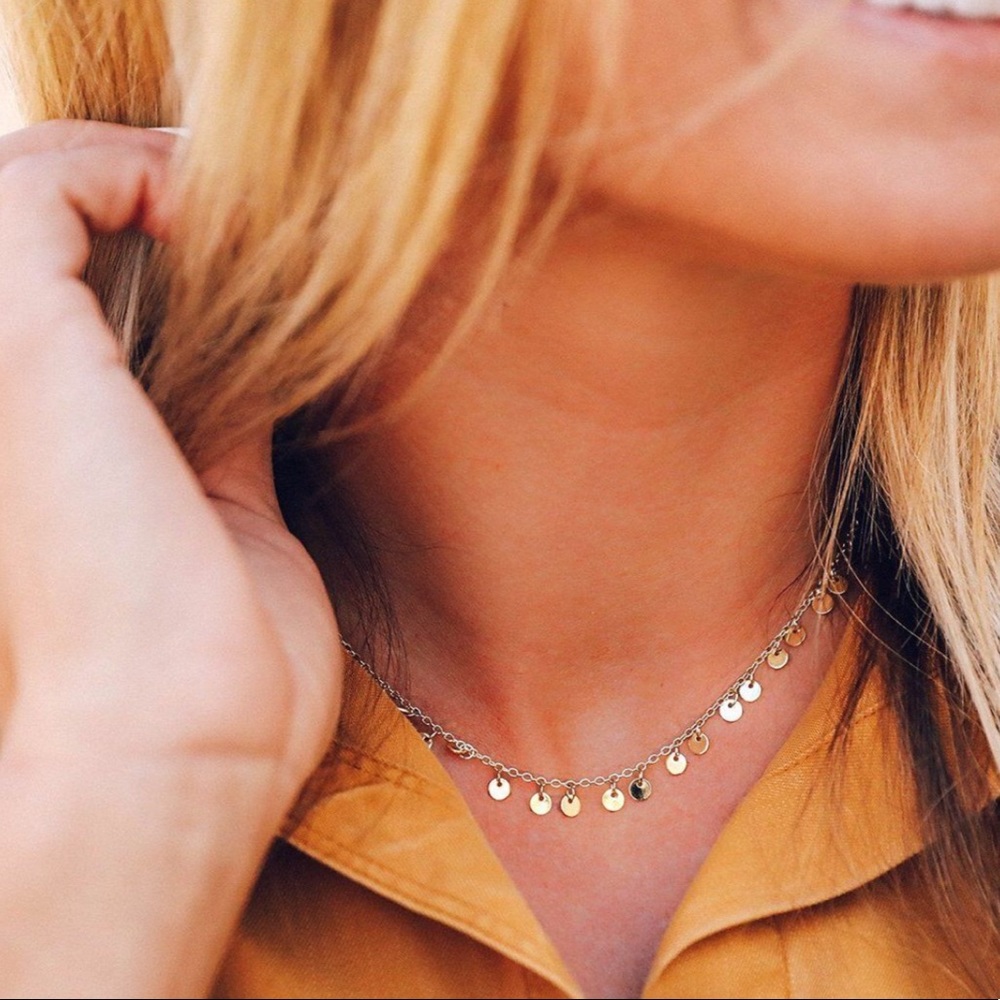 Gold Coin Necklace
